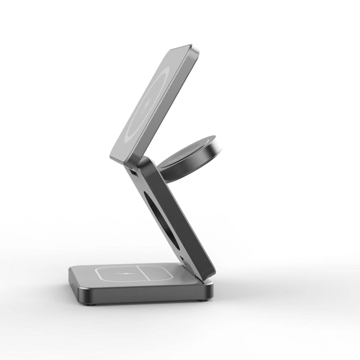 Efficiency Station: Foldable 3-in-1 Wireless Charging Station