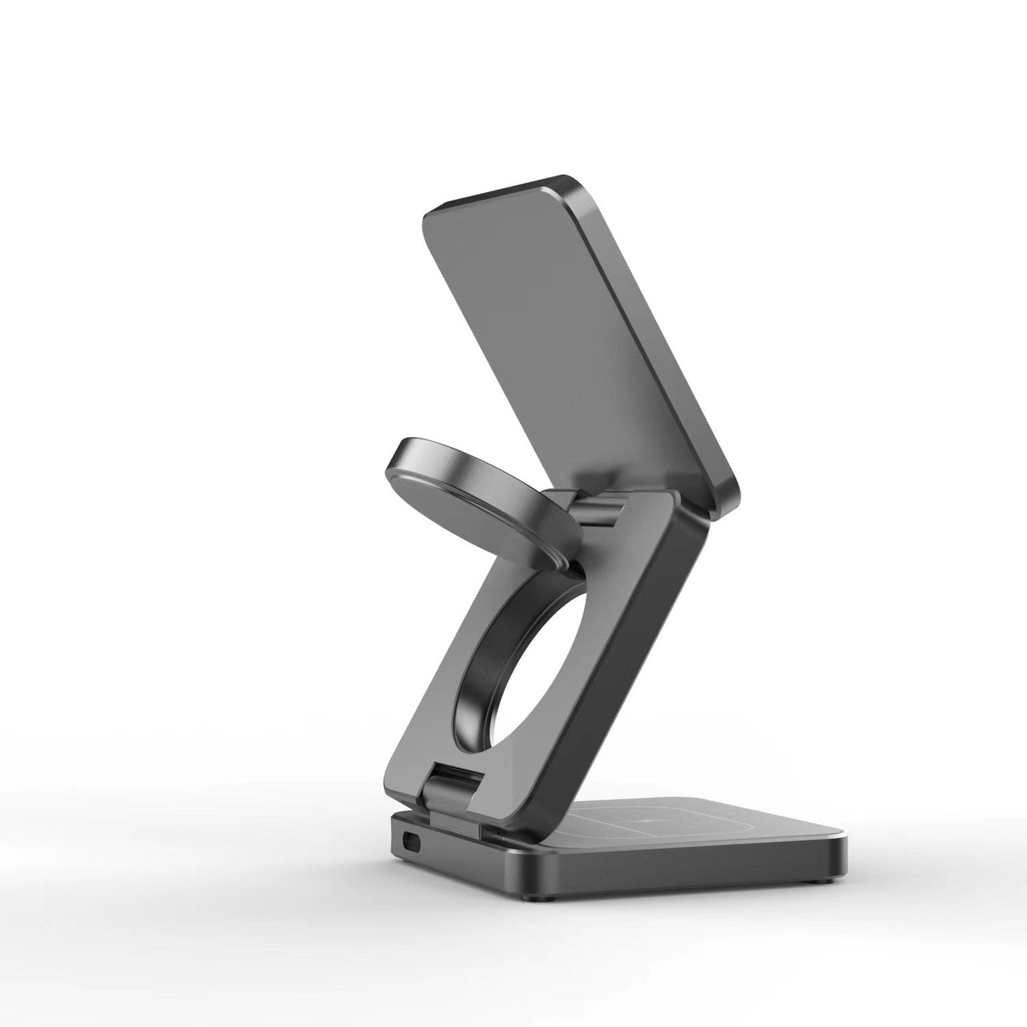 Efficiency Station: Foldable 3-in-1 Wireless Charging Station